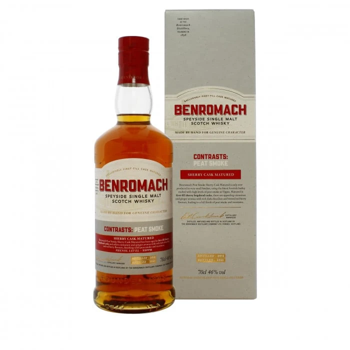 Benromach 2012 Peat Smoke Sherry Cask Matured 1 Benromach 2012 Peat Smoke Sherry Cask Matured