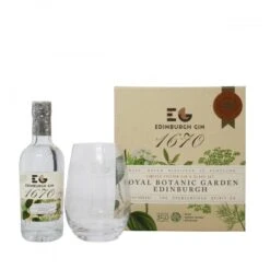 Edinburgh Gin 1670 20cl & Glass Gift Box