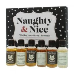 Naughty & Nice Whisky Gift Set - Black