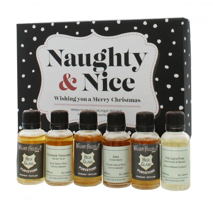 Naughty & Nice Whisky Gift Set - Black 1 Naughty & Nice Whisky Gift Set - Black
