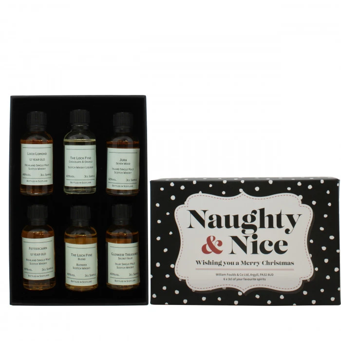 Naughty & Nice Whisky Gift Set - Black 2 Naughty & Nice Whisky Gift Set - Black - Image 2