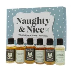 Naughty & Nice Whisky Gift Set - Blue
