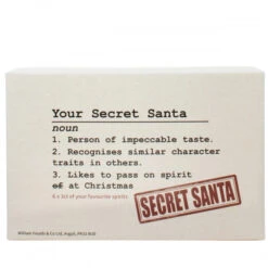 Secret Santa Christmas Gin Gift Set 6 Secret Santa Christmas Gin Gift Set -Liquor Discount Store giftbox secretsanta box ps
