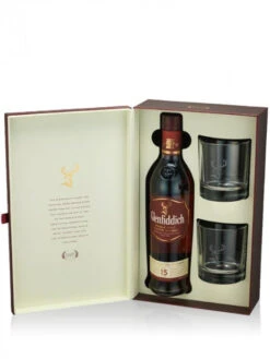 Glenfiddich 15 Year Old Gift Set -Liquor Discount Store glenfiddich 15yo gift box ps1