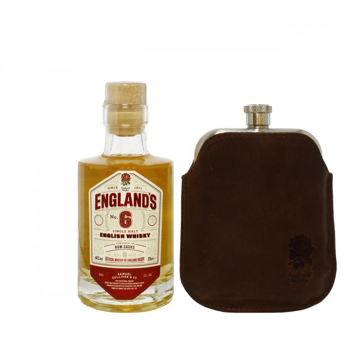 Gullivers England's No.6 Hip Flask Gift Pack 2 Gullivers England's No.6 Hip Flask Gift Pack - Image 2