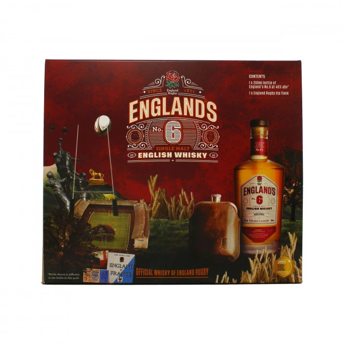Gullivers England's No.6 Hip Flask Gift Pack 3 Gullivers England's No.6 Hip Flask Gift Pack - Image 3