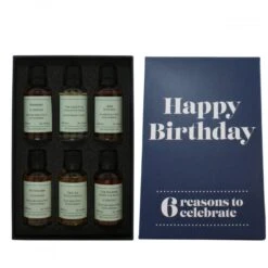 Happy Birthday (Dark Blue) 6 Reasons Whisky Gift Pack -Liquor Discount Store happy birthday dark blue ps2