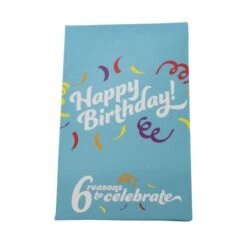 Happy Birthday (Light Blue) 6 Reasons Gin Gift Pack -Liquor Discount Store happy birthday light blue gin ps