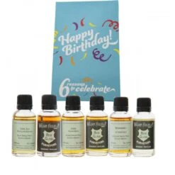 Happy Birthday (Light Blue) 6 Reasons Whisky Gift Pack