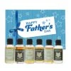 Happy Father's Day Gift Tag Blue 6x3cl Whisky Gift Pack