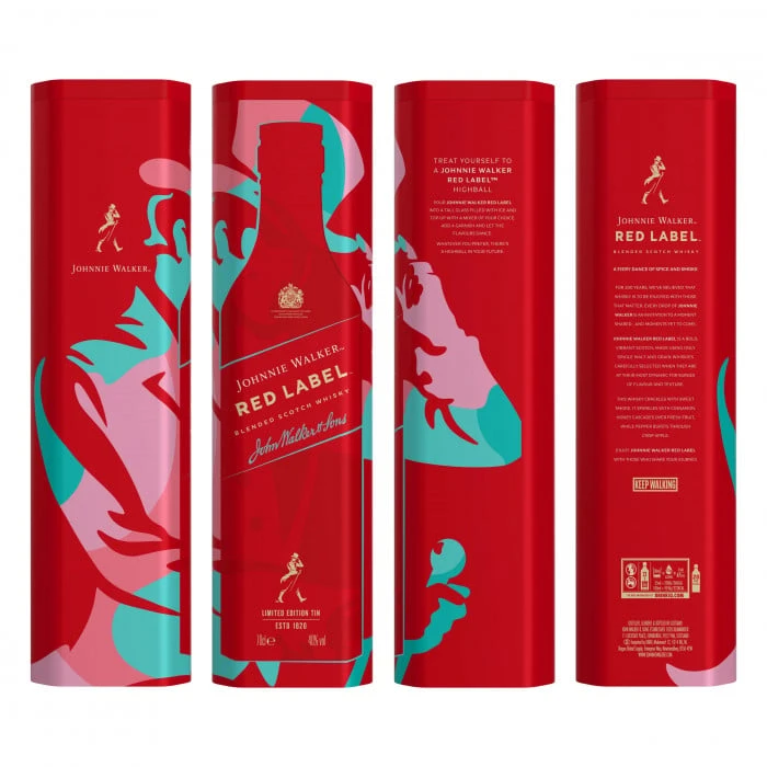 Johnnie Walker Red Gift Tin 2 Johnnie Walker Red Gift Tin - Image 2