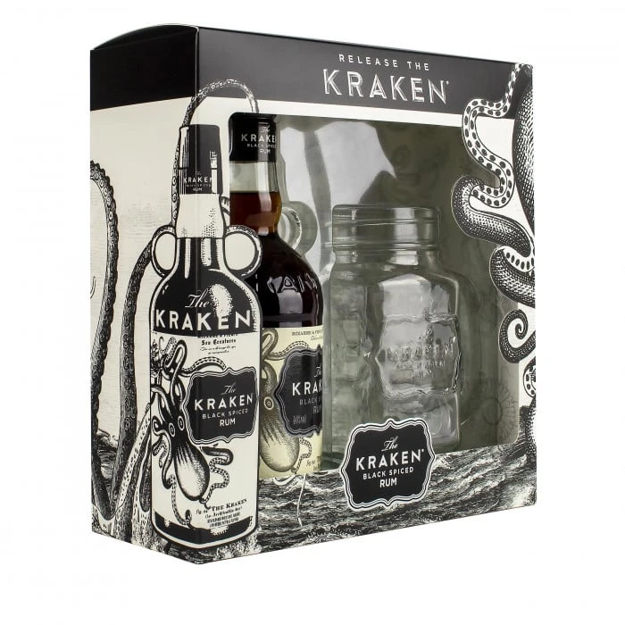 Kraken Mason Jar Gift Set 1 Kraken Mason Jar Gift Set