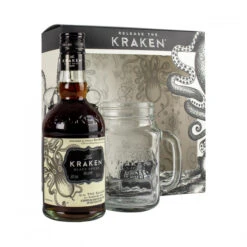 Kraken Mason Jar Gift Set 5 Kraken Mason Jar Gift Set -Liquor Discount Store kraken masonjargiftset ss