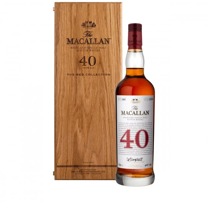 Macallan 40 Year Old Red Collection 1 Macallan 40 Year Old Red Collection
