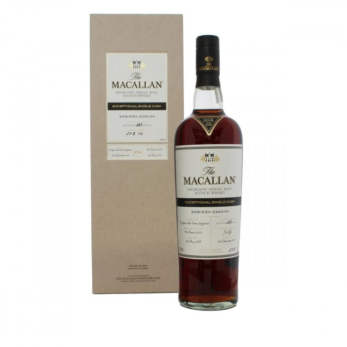 Macallan 2002 Exceptional Cask #2340-04 2018 Release 1 Macallan 2002 Exceptional Cask #2340-04 2018 Release