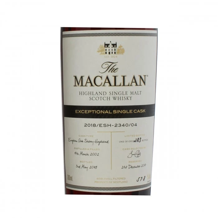 Macallan 2002 Exceptional Cask #2340-04 2018 Release 4 Macallan 2002 Exceptional Cask #2340-04 2018 Release - Image 4
