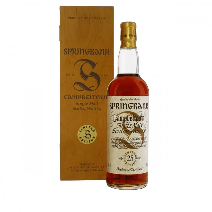 Springbank 25 Year Old Millennium Limited Edition 1 Springbank 25 Year Old Millennium Limited Edition