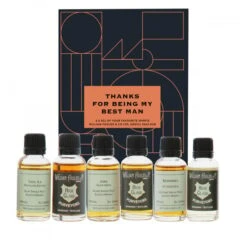 Thanks For Being My Best Man Copper & Black 6x3cl Whisky Gift Pack